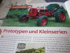 Bukh Dieselschlepper Typ302, Schmiedag Hansa EInachser Traktor Archiv L124