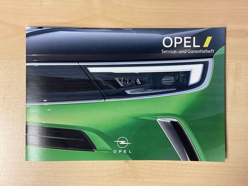 Opel serviceheft neu - opel,