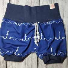 Handmade Pumphose Kurz Mädchen 2er Set Gr. 74+80