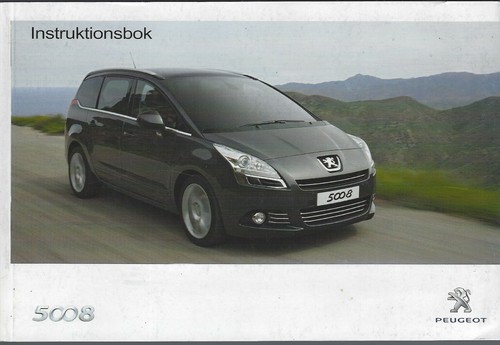 Peugeot 5008 instruktionsbok - peugeot,