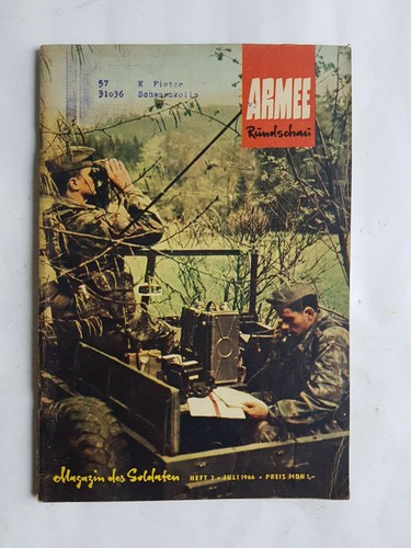 Nva armeerundschau ddr - nva,, armeerundschau,