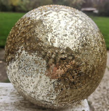 Wetterfest Schwere Glas Kugel Gold Craque Garten Craque 15cm Dekokugel Glaskugel