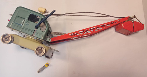 Altes blechspielzeug bagger - blechspielzeug,
