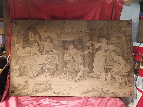 Gobelin bild allegorie - gobelin,