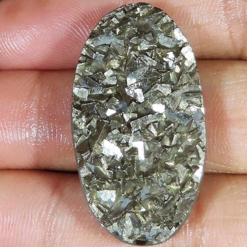 Natürlich pyrit druzy - druzy, quarz