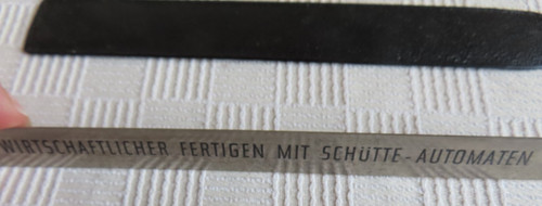 Stahllineal schütte - stahllineal,