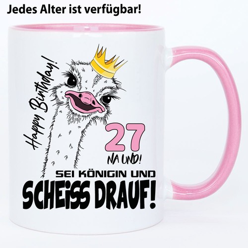 Tasse geburtstag königin - tasse,