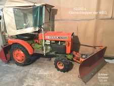 Kleinschlepper Agria m. Schneeschieber u. -Schleuder