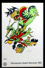 1972 Munich Olympic Poster