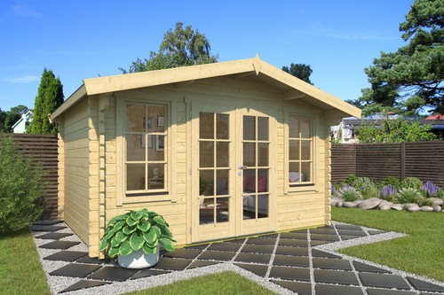Gartenhaus holz 44mm blockhaus - holz,
