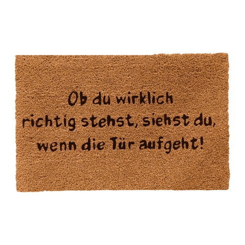 Fußmatte kokos abstreicher - fußmatte,