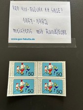 BRD 4er Block Eishockey WM München und Düsseldorf 1975 postfrisch