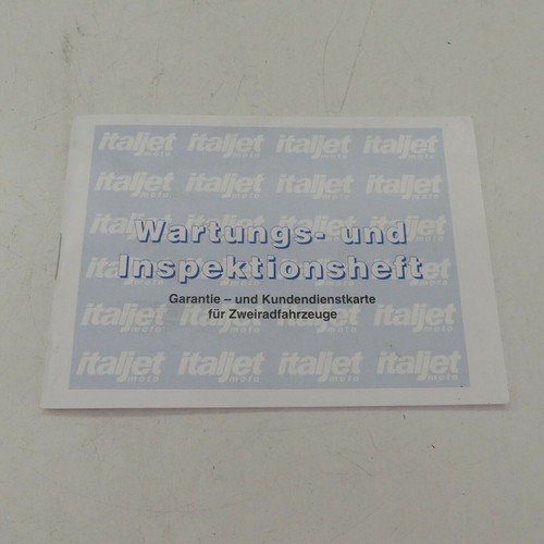 Italjet serviceheft - italjet,