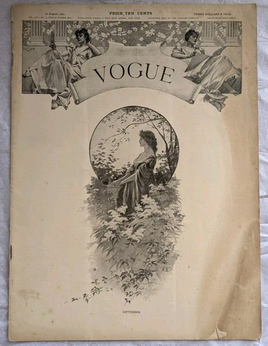 Vogue 30th august 1900 - vogue,