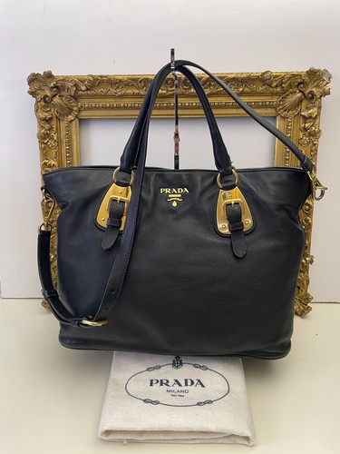 Prada shopper aus leder - shopper,