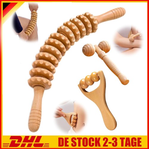 3er set massageroller holz - set,