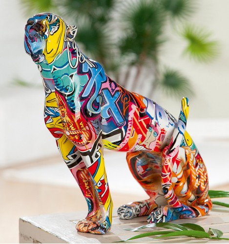 Figur gepard street art - gepard, „street
