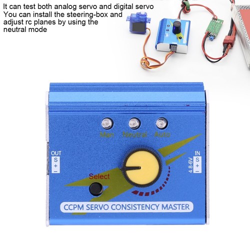 Ccpm servo tester - ccpm,