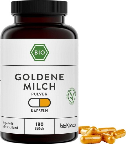 Goldene milch kapseln bio - milch, mit