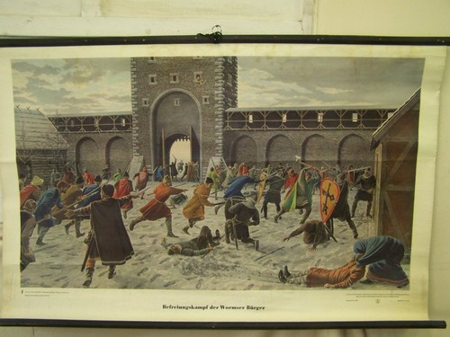 Alte lehrtafel befreiungskampf - alte,