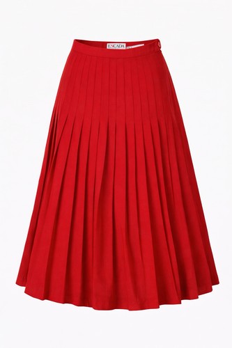 Vintage escada roter plissee - vintage,