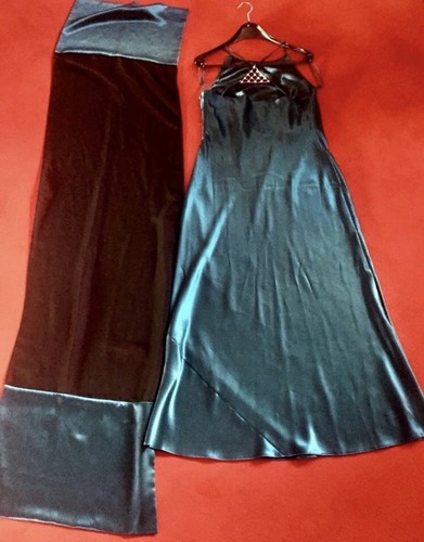 Satin kleid abendkleid lang - kleid,