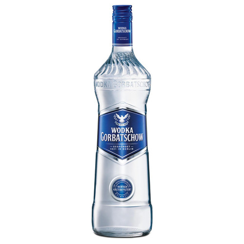 Gorbatschow blue vodka liter - gorbatschow,