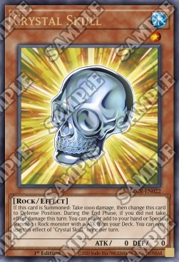 Yugioh crystal skull - yugioh,