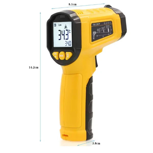 Infrared thermometer pyrometer - infrared,