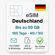 Deutschland esim bis - bis, gb