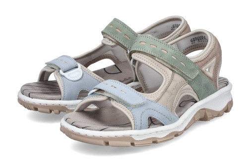 Rieker sandale beige - rieker,