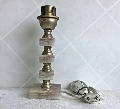 Vintage tischlampe onyx - vintage, tischlampe,