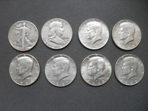 Usa acht 2 silber - 1/2, silber-dollar