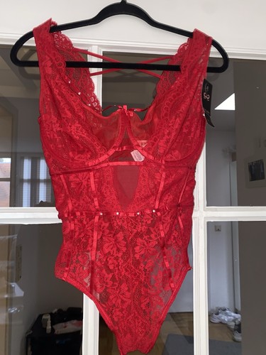 Hunkemöller body rot spitze - body,