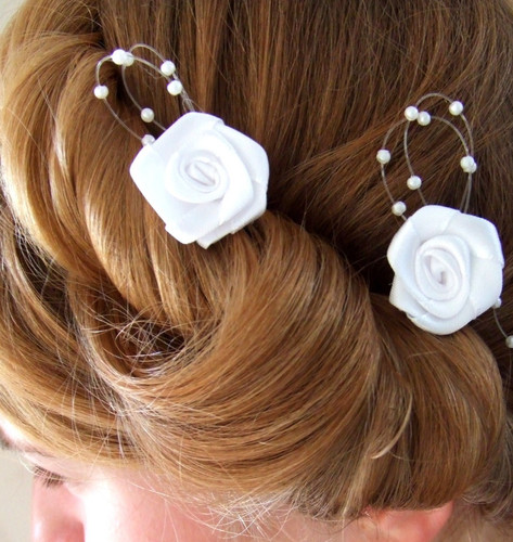 Kopfschmuck kommunion blüten - kopfschmuck,