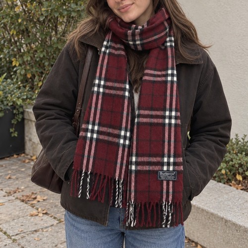 Burberry schal rot kariert - schal,