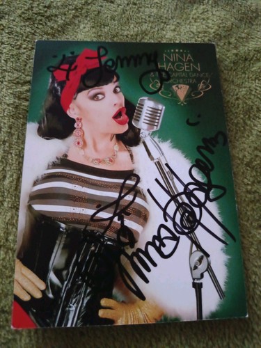 Nina hagen autogramm - hagen,