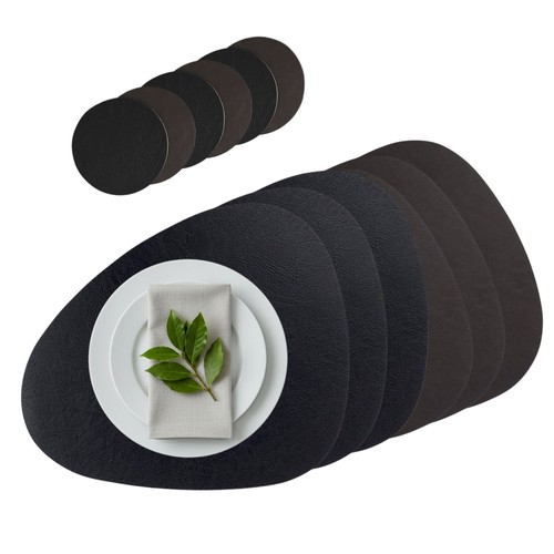 Platzset kunstleder oval - platzset,