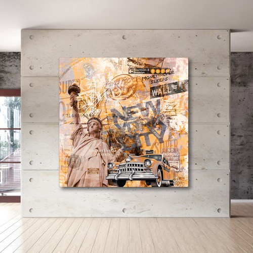 Leinwand bild new - leinwand,