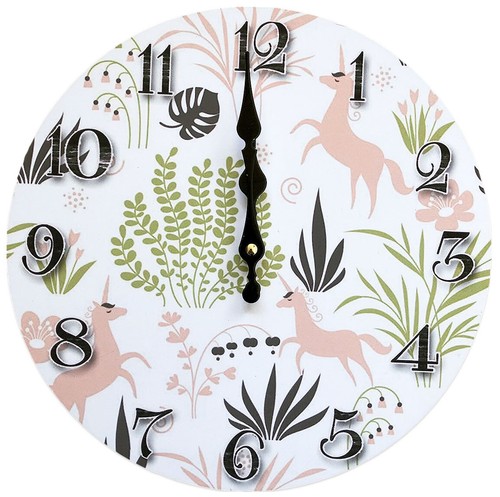Einhorn wanduhr analog - einhorn,