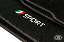 Sport velour fußmatten - velour, satz