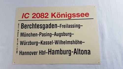Zuglaufschild zugschild - zuglaufschild,