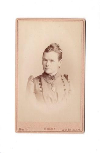 Cdv foto damenportrait - cdv,