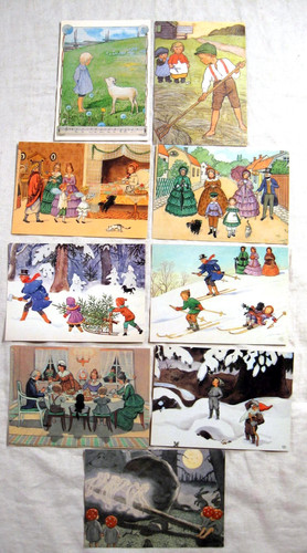 Elsa beskow postkarten - 9,