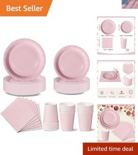 Rosa partygeschirr stück - rosa, partygeschirr,