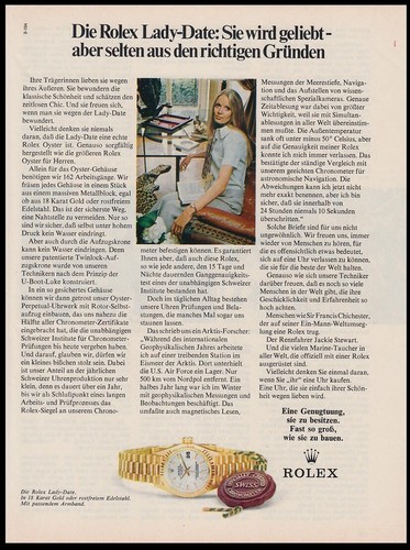 Rolex lady date reklame - rolex,
