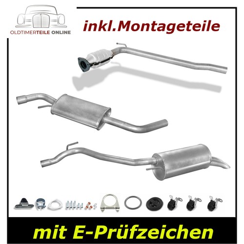 Auspuffanlage mit katalysator - mit,