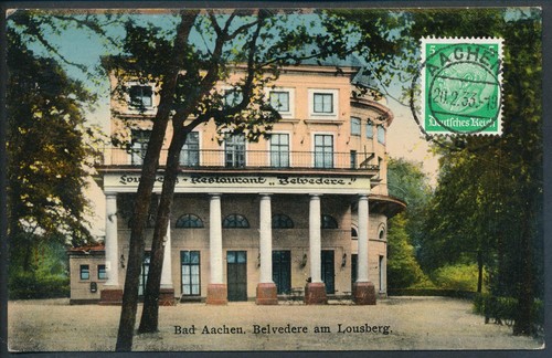 Bad aachen belvedere am - ak,
