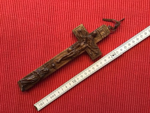 Altes reliquienkreuz christi - altes, reliquienkreuz-