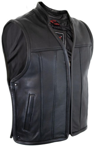 Lederweste bikerweste - lederweste,